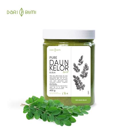 Jual Daun Kelor Dari Bumi 400 Gram Produk Moringa Original DARI BUMI