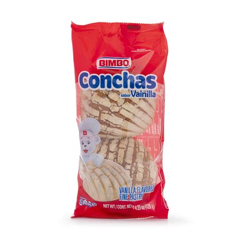 Bimbo Conchas Vainilla Sea Shell Pastry Vanilla Weee