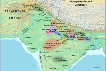 Mahajanapadas and Janapadas on map UPSC Archives - PCSSTUDIES