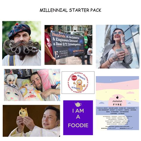 A Gen Xers Take On A Millennial Starter Pack Rstarterpacks