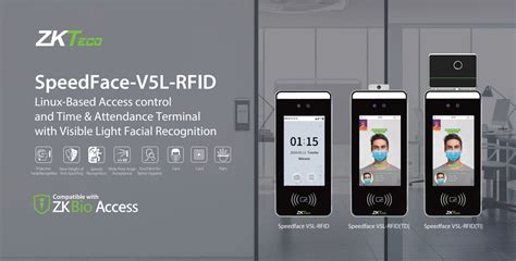 ZKteco SpeedFace V5L With Visible Light Facial Recognition RFID Moffice