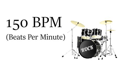 150 Bpm Simple Rock Drum Beat Straight Beat Drum Loop Track 150 Beats Per Minute Youtube