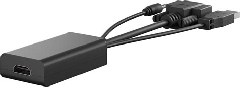 Goobay VGA HDMI Adapterkabel VGA Stecker 15 Polig Klinke 3 5 Mm