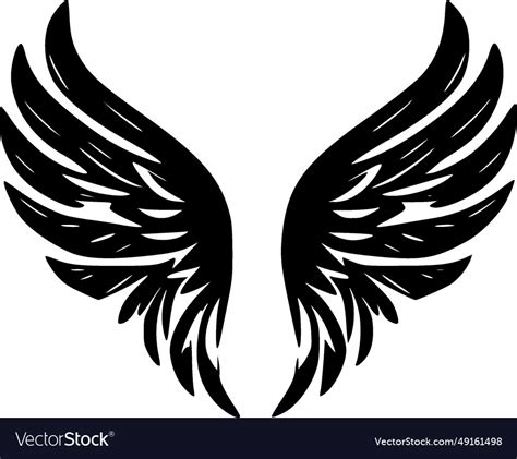 Wings - high quality logo ideal for t-shirt Vector Image