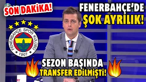 SON DAKİKA F Bahçe de Şok Ayrılık Sezon Başında Büyük Umutlarla