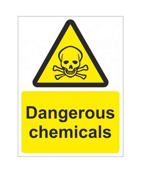 Dangerous Chemicals Toxic Sign