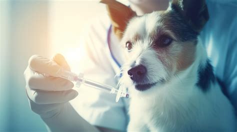 Premium AI Image | Portrait of dog checkup at vet