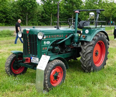 Hanomag R Mit Baujahr Nimmt An Der Oldtimerausstellung In St