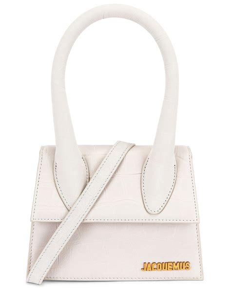 Jacquemus Le Chiquito Moyen Bag In White Fwrd