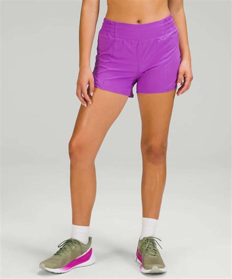 Lululemon Hotty Hot High Rise Lined Short Moonlit Magenta Lulu