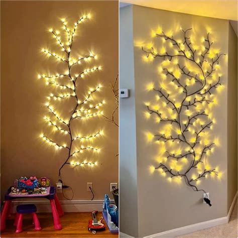 WNGPNG Enchanted Willow Vine LED Light | Bendable Lighted Vine Wall ...