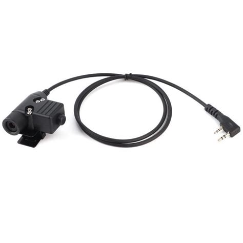 Tmishion Connecteur De Casque Tk U Ptt C Ble Adaptateur Audio Talkie