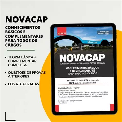 Apostila Novacap 2024 Conhecimentos Básicos Complementares