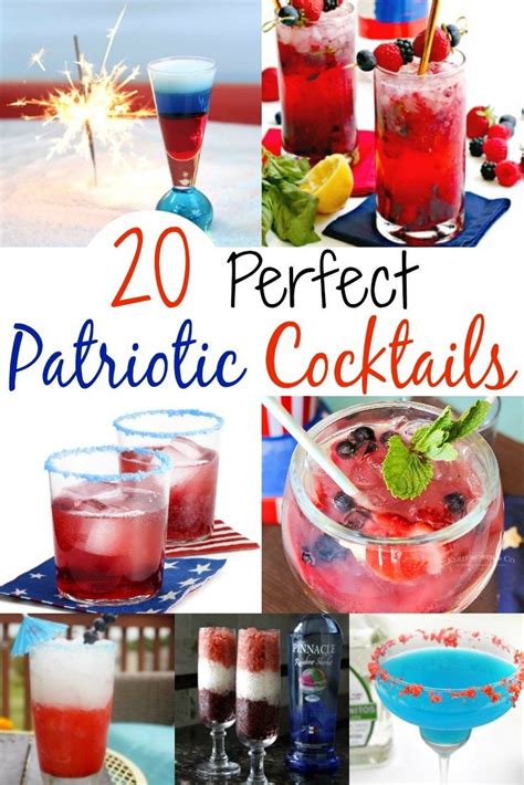 Patriotic Cocktails Recipes Patriotic Cocktails 4th Of July