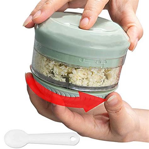 Effortless Food Preparation With Mini Manual Garlic Chopper