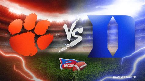 Clemson-Duke prediction, odds, pick, how to watch College Football Week ...