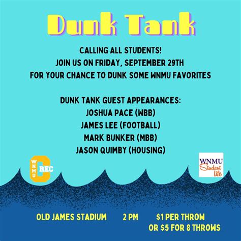 Dunk Tank Student Life