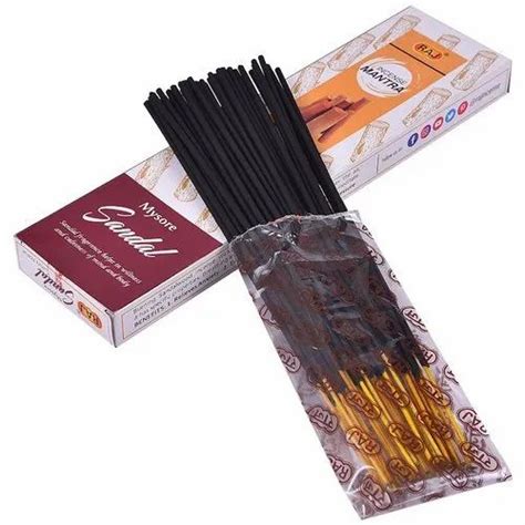 Bamboo Black Incense Mantra Sandal Incense Sticks For Aromatic At Rs