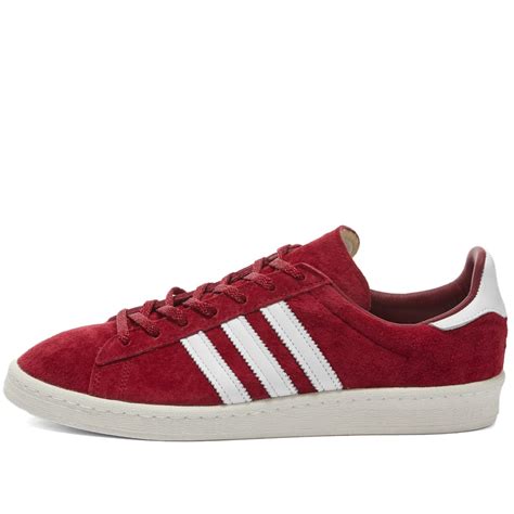 Adidas Campus 80s Og Burgundy And White End Us