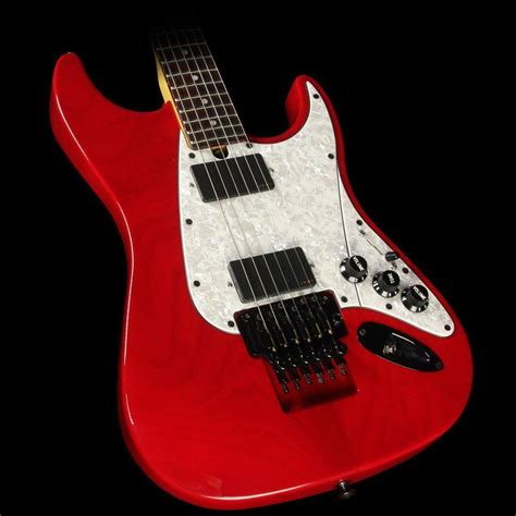 Used Floyd Rose Guitar Redmond Series Electric Guitar Trans Red 40055