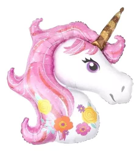 2 Globos Metálicos De Unicornio Calidad Helio 107cms MercadoLibre