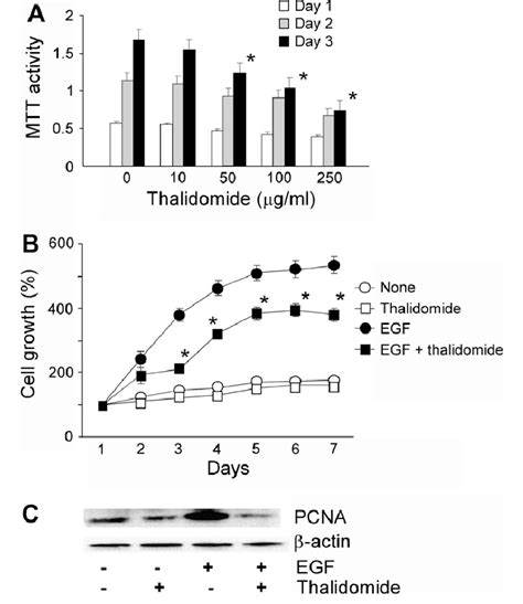 Effect Of Thalidomide On EGF Induced Cell Proliferation A RAW 264 7