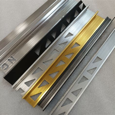 Foshan Supplier Jeca Tile Profiles Tile Edging Trim For Floor Aluminium