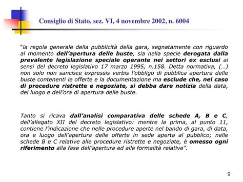 Ppt Procedura Aperta Ristretta E Negoziata Seduta Pubblica