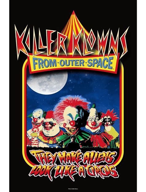 Killer Klowns From Outer Space Movie Poster - WHITE | Hot Topic