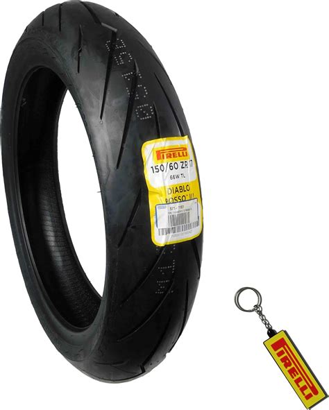 Amazon Pirelli Diablo Rosso III 150 60 ZR17 Rear Motorcycle Tire