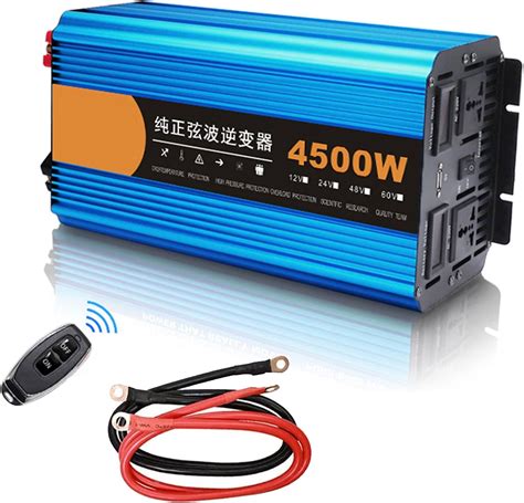 Pure Sine Wave Power Inverter 3000w4500w6000w8000w12000wpeak Dc 12v24v To Ac 230v Sine