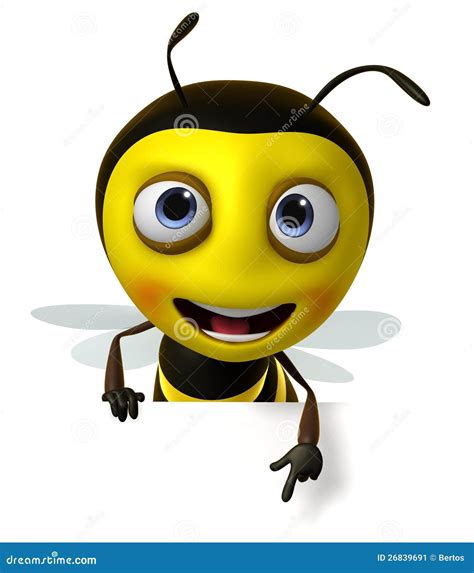 Cartoon Honey Bee Stock Image - Image: 26839691