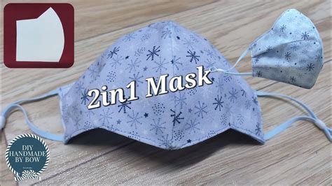 Diy New Design Brethable Mask Diy Face Mask 2 In 1 Breathable Very Easy Pattern Sewing