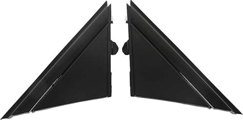 Door Mirror Flag Cover Molding Pcs Left Driver Right Passenger Side