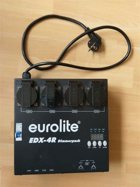 Eurolite Edx R Dmx Rdm Dimmerpack Kanal Dmx Eur Gebrauchte