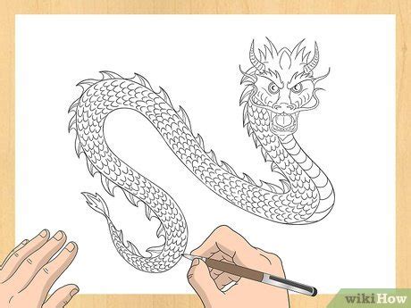 How To Draw A Chinese Dragon Easy Drawing Guides