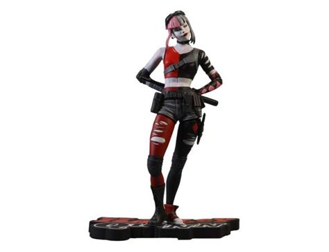 Mcfarlane Toys Dc Direct Resin Statua Harley Quinn Red White Black