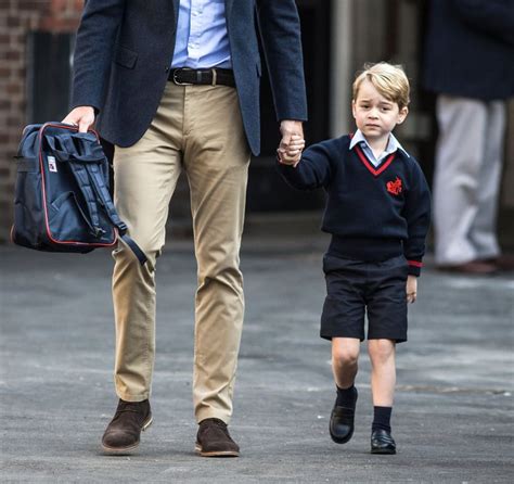 Prince Georges First Day Of School At Thomass London Day School In