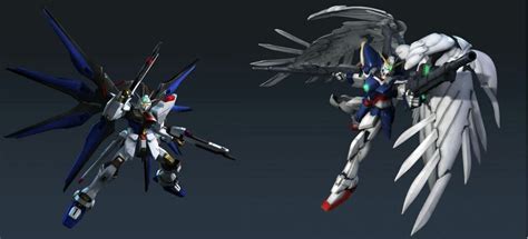 Strike Freedom Gundam Vs Wing Gundam Zero Custom Gundam Amino