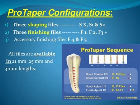 Protaper Rotary Endodontic Systems By Drmaldesouky