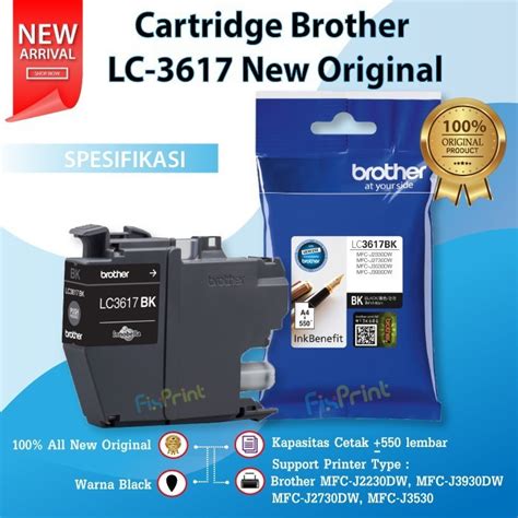 Jual Cartridge Tinta Brother Lc Lc Original Ink Printer Mfc