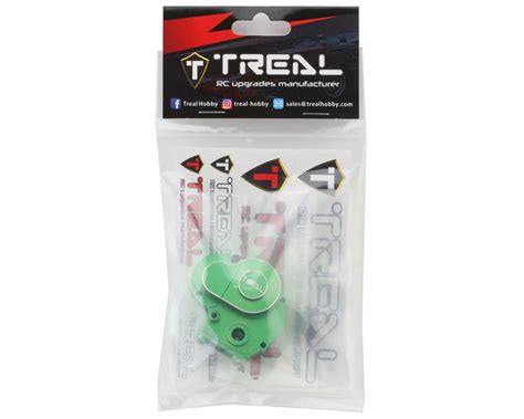 Treal Hobby Axial UTB18 Aluminum Transmission Housing Set Green