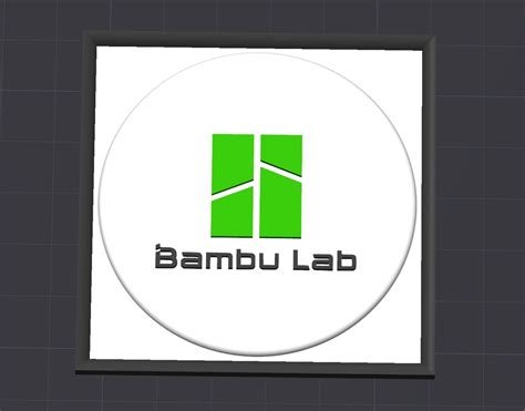 Bambu Lab Logo In Frame Ready For Ams By Pavelbohac Makerworld