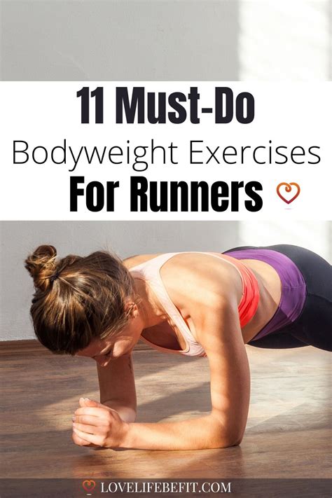 These Must Do Bodyweight Exercises For Runners Will Help You Build A