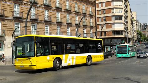 Circulación autobuses TMP Murcia Monbus Paseo Martínez Tornel