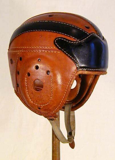 Antique Football Helmets Vintage Sports Memorabilia Museum