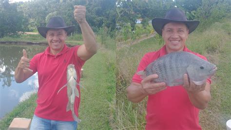 E Hoje Foi Dia De Pesca Youtube