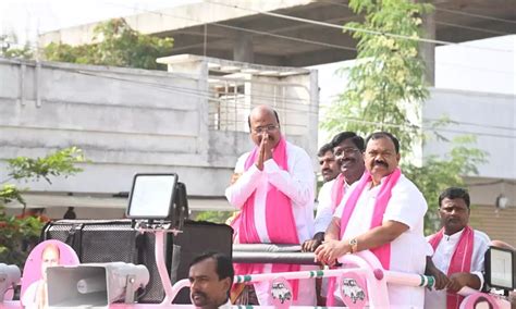 Brs Mla Manchireddy Kishan Reddy Conducts Road Show In Yacharam