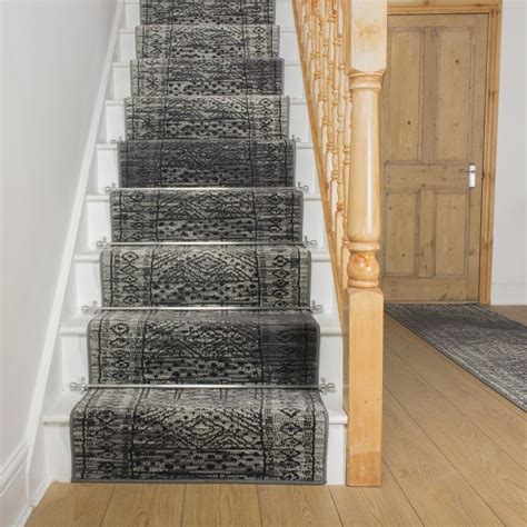 Masaii Grey Stair Runners Stair Carpet Runners From Carpet Runners Uk Uk