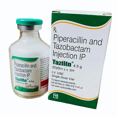 Piperacillin Tazobactam Injection IP 4 5 G At Rs 447 Vial In Prayagraj